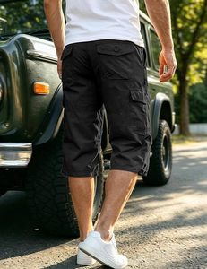 Men's <b>Lightweight</b> Outdoor Utility <b>Cargo</b> <b>Shorts</b> Stretch Fabric Water Resistant Multi Pocket Casual <b>Shorts</b> - Product Image 2