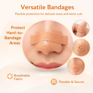 Sterile Adhesive Wound Dressing Patch Breathable Fabric Bandage for Cuts Injuries |Surgical First Aid Care Waterproof Protection - Product Image 3