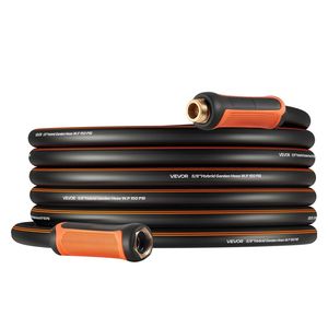 Tubo da Giardino in Gomma Rinforzata a 4 Strati da 15 m (5/8 pollici) 150 PSI (Pressione di Lavoro) 600 PSI (Pressione di Rottura) Flessibile Anti-Attorcigliamento per Esterni, 1 Anno di Garanzia - Product Image 1