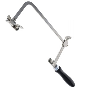 Jipsy Metal Industries Alemania: Sierra de Joyero Ajustable de 80mm de Profundidad con Mango de Acero y Madera para Cortar Piedra, Estilo y Calidad Alemanes - Product Image 2