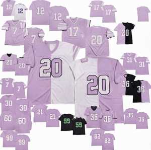 Camiseta de Fútbol Americano con Nombre de Jugador y Nombre de Equipo Personalizados, Impresión por Transferencia de Calor, Malla 100% Poliéster, Cuello en V, Manga Corta - Product Image 1