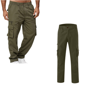 Pantalones de Trabajo de Alta Visibilidad, de Algodón, Tipo Cargo, Unisex, Transpirables, Resistentes al Viento, de Secado Rápido, Térmicos - Product Image 4