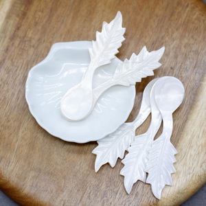 Decorative Mother of Pearl <b>Spoon</b> Handmade Tableware <b>Spoon</b> for Dessert Coffee and Caviar <b>Serving</b> - Product Image 3