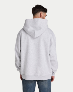 Sweat à capuche long en molleton épais pour homme, automne/hiver, style euro-américain, tendance, ample, décontracté, 100% coton, impression numérique, anti-rétrécissement - Product Image 2
