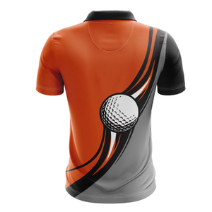 Polo personnalisé avec logo, impression par sublimation de haute qualité, séchage rapide, polyester, polo de sport, uniforme d'équipe de golf - Product Image 5