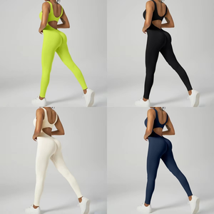 Ensemble de sport 2 pièces tie-dye personnalisé pour femme – Soutien-gorge de yoga respirant à séchage rapide et leggings de sport taille haute pour la course et l'entraînement - Product Image 6