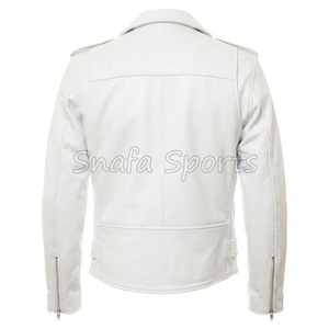 OEM Custom Logo Outdoor Bomber Jacket Waterproof Windproof Leather Jacket For Men in Wholesale Price - Product Image 2