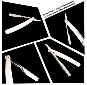 Proveedor mayorista de navajas de barbero de filo recto con color personalizado |   Maquinillas de Afeitar Manuales Plegables Smooth Shave para Hombre - Product Image 2
