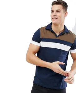 OEM cotone piquet di cotone del ricamo polo t shirt di fabbrica su misura nuovo disegno di polo degli uomini della camicia