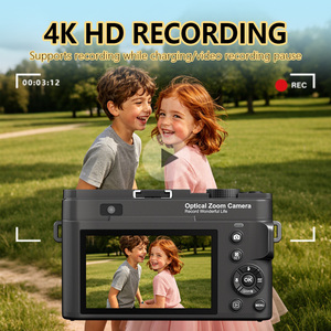 <span class=keywords><strong>Appareil</strong></span> <span class=keywords><strong>photo</strong></span> numérique avec zoom optique 12x, 4K, 75MP, écran UHD 3.0, WiFi, application, 31 filtres, mode beauté, <span class=keywords><strong>macro</strong></span> pour Windows/Mac - Product Image 4