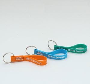 Llaveros de silicona de alta calidad con pulsera de goma impresa, ideales para eventos y campañas, disponibles a buen precio. - Product Image 4