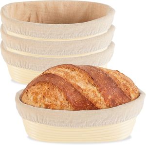 Eco-friendly Vietnam Proofing Rattan Banneton <b>Bread</b> <b>Baskets</b> Natural Woven Dough Bakery <b>Basket</b> For Kitchenware - Product Image 1