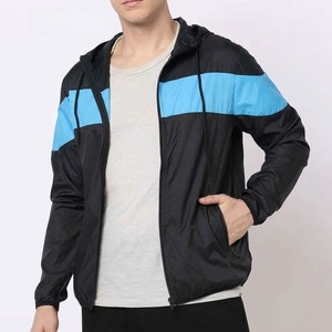 New Mens Neon Stripe Hooded Windbreaker <b>Jacket</b> <b>Lightweight</b> Urban <b>Running</b> Sportswear Coat Stylish Zip Up Street Fashion - Product Image 1