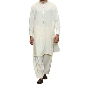 Tissu 100% coton, style islamique décontracté pour hommes, shalwar kameez d'été pour hommes, prix raisonnables, shalwar kameez respirant pour hommes - Product Image 1