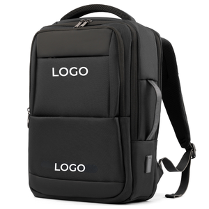 Minimalist Nylon Laptop <b>Backpack</b> with USB Port 20-39L Unisex Shoulder Straps Soft Handle Zipper Closure - Product Image 1