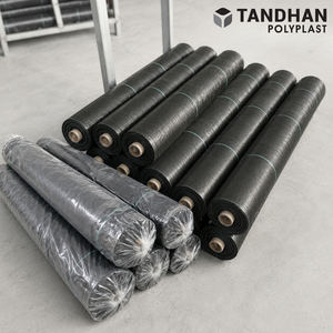 Malla Antihierbas Agrícola TANDHAN EcoPack de HDPE con Protección UV, 150g, Negra, para Viveros y Jardinería - Product Image 2