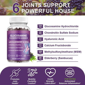 Glucosamine Chondroitin với axit hyaluronic di động hỗ trợ tùy chỉnh sản xuất Glucosamine Chondroitin Gummies - Product Image 5