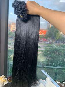 Extensions de cheveux à pointe plate, couleur très vendue, 60 cm, haute qualité, super double trame, lisses et soyeuses - Product Image 6