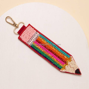 Custom Handmade Beaded Embroidered Eco-Friendly Durable Fashion Baby Girls Headband Accessories Seed Beads Bag Charm Wholesale - Product Image 1