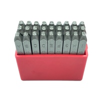 Jeu de poinçons en acier de 2 mm (5/64 pouces) pour lettres A-Z, 27 pièces, Cr-V 6150 HRC 58-62, pour aluminium, fabrication OEM/ODM à Taïwan