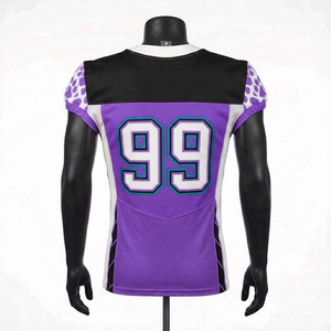 Maillots d'entraînement de football américain respirants, grande taille, personnalisés avec logo, de haute qualité, pour adultes et équipes sur mesure – Vente en gros - Product Image 4