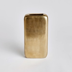 Modern Brass Tabletop <b>Vase</b> Minimalist Design Handmade Decorative Piece For Home Decor - Product Image 2