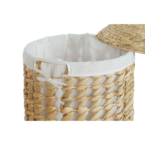 Juego de 3 cestas de jacinto de agua para ropa sucia, cestas tejidas para almacenamiento en el dormitorio, cesto para ropa de bebé y niños, de Vietnam - Product Image 4