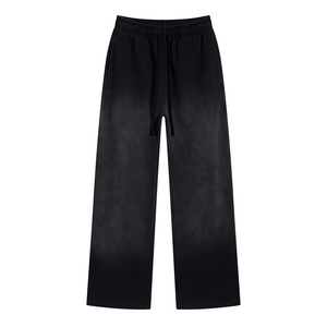 Hight Quality Hot Sale Warm Thicker Cotton Fleece Sweatpants Acid Wash Sunfaded Trousers Wholesale Jogger Sweatpants Men & Women - Product Image 5