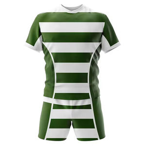 Uniforme de Rugby Personalizado a Precio Accesible, Tallas Grandes, 100% Poliéster, Diseño Sublimado con Logotipo - Product Image 2