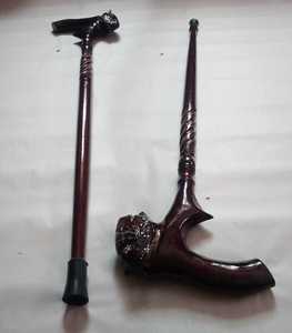 Bastones de Madera Modernos Hechos a Mano, Ecológicos y Duraderos, Fabricados con Madera Natural Resistente, que Ofrecen Soporte Confiable y Comodidad - Product Image 4