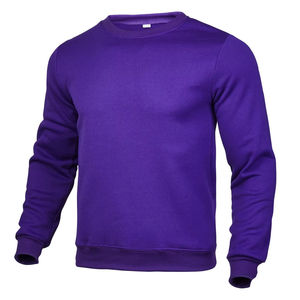Sweat-shirt décontracté à col rond pour homme, en molleton doux, coupe ample, style streetwear, haut d'hiver - Product Image 3