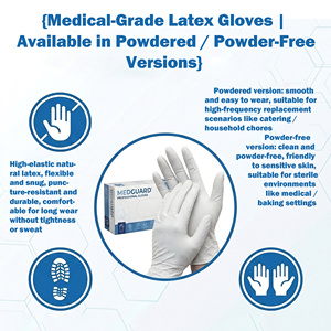 Gants d'examen médical TEXNET en latex <span class=keywords><strong>non</strong></span> stériles, disponibles en différentes tailles <span class=keywords><strong>et</strong></span> couleurs - Product Image 3