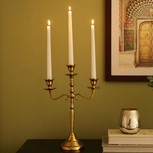 Candélabre moderne de luxe à 5 bras en métal, fait main, couleur personnalisée, pour Noël, mariage, table à manger, décoration intérieure - Product Image 5