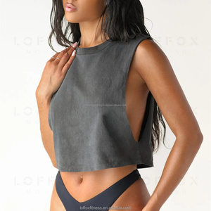 Camisetas de Tirantes Cortas de Verano de Secado Rápido Personalizadas para Mujer, Chaleco Deportivo sin Mangas, Ropa Deportiva Suave y Transpirable para Gimnasio y Entrenamiento - Product Image 1