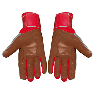 Gants de frappeur en cuir SAAR INDUSTRIES avec fermeture auto-agrippante, support de poignet durable, ambidextres, unisexes, pour entraînement adulte - Product Image 2