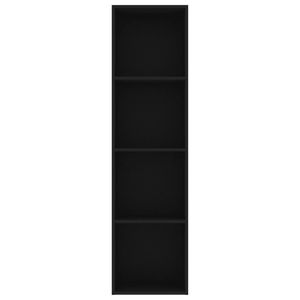 Bibliothèque en aggloméré noir 15.7 po x 11.8 po x 59.6 po - Product Image 4