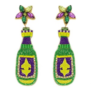 Pendientes artesanales con cuentas, estilo europeo y americano, pendientes largos exagerados con borlas, estilo bohemio, pendientes de cuentas de arroz. - Product Image 4