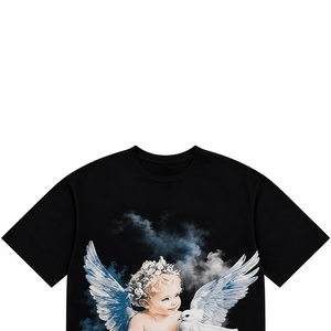 Camiseta con estampado gráfico personalizado, nuevo estilo moderno, tela de jersey 100% algodón, camiseta de manga corta unisex para un uso cómodo. - Product Image 3