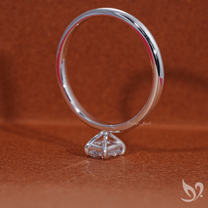 แหวนเพชรเม็ดเดี่ยวทรงเรเดียนท์คัท 0.50 กะรัต เพชรเลี้ยงในห้องปฏิบัติการ ตัวเรือนทองคำแท้ 18k |   เครื่องประดับหมั้นและแต่งงานสำหรับผู้หญิงที่ได้รับการรับรองจาก IGI - Product Image 5