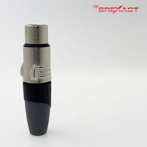 Conector de Audio XLR Hembra de 5 Pines Profesional, Estable y Duradero, Hecho de Plástico, Aleación de Latón y Níquel, con LED - Product Image 3