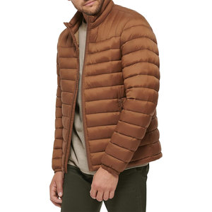 High Quality Men's Bubble Puffer Jacket Stand Collar Custom Logo Slim Fit Casual Winter Trend Warm Quilted <b>Coat</b> Pakistan - Product Image 2