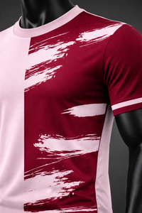 เสื้อฟุตบอลแขนสั้นผู้ชาย ชุดทีมแห้งเร็ว ระบายอากาศดี สปอร์ต ชุดฝึกซ้อม พิมพ์ลายดิจิทัล สีพื้น ผู้ใหญ่ ทรงปกติ - Product Image 6