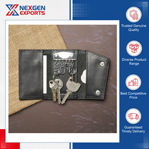 Exhibiting Highest Standard Superior Quality Bulk Quantity Supply Soft & Foldable <b>Personalized</b> PU Leather <b>Keychains</b> at Low Price - Product Image 3