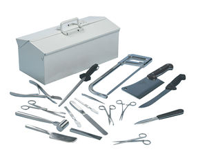 Veterinary <b>Post</b> Mortem Instrument Set 15Pcs Manual Use Medical Grade Stainless Steel Tool Kit CE Certified By Grip Surgical - Product Image 2