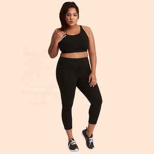 Ensemble de yoga pour femmes, taille haute, sur mesure, avec logo et design personnalisés, vêtements de sport grande taille - Product Image 3