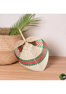 Handmade Vietnam Bamboo Fan Natural Palm Leaf Decorative Accessory for Home Decoration and Cooling - Product Image 4