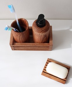 Ensemble salière et poivrière en bois naturel moderne, écologique, durable, pot à épices carré suspendu en bois, fait main, pour cuisine - Product Image 2