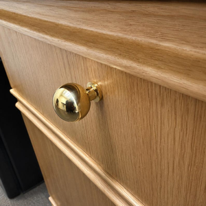 Polished <b>Gold</b> Cabinet Knob Round Dome Furniture Hardware Elegant <b>Cupboard</b> Drawer Pull Decorative Dresser Wardrobe Door <b>Handle</b> - Product Image 5