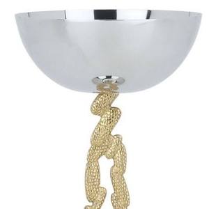 Brûleur à Bakhoor de Luxe en Argent, Grand Censer en Métal Poli avec Couvercle en Filigrane pour Oud et Encens - Product Image 5