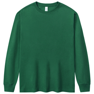 เสื้อยืดแขนยาวผู้ชายผ้าฝ้ายคุณภาพสูงรุ่นล่าสุดปี 2026 ดีไซน์เรียบง่าย คอทรงโอ ผลิตด้วยวิธีการถักทอ สามารถปรับแต่งได้ - Product Image 1